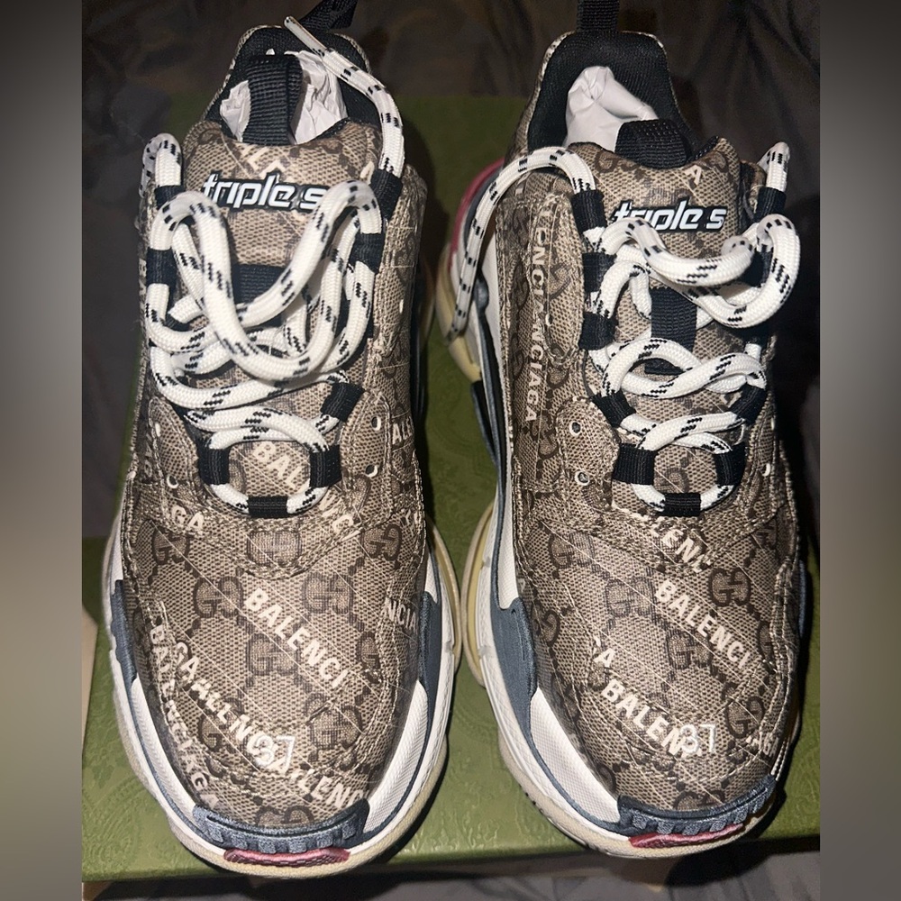 Slightly Used Gucci x Balenciaga Triple S